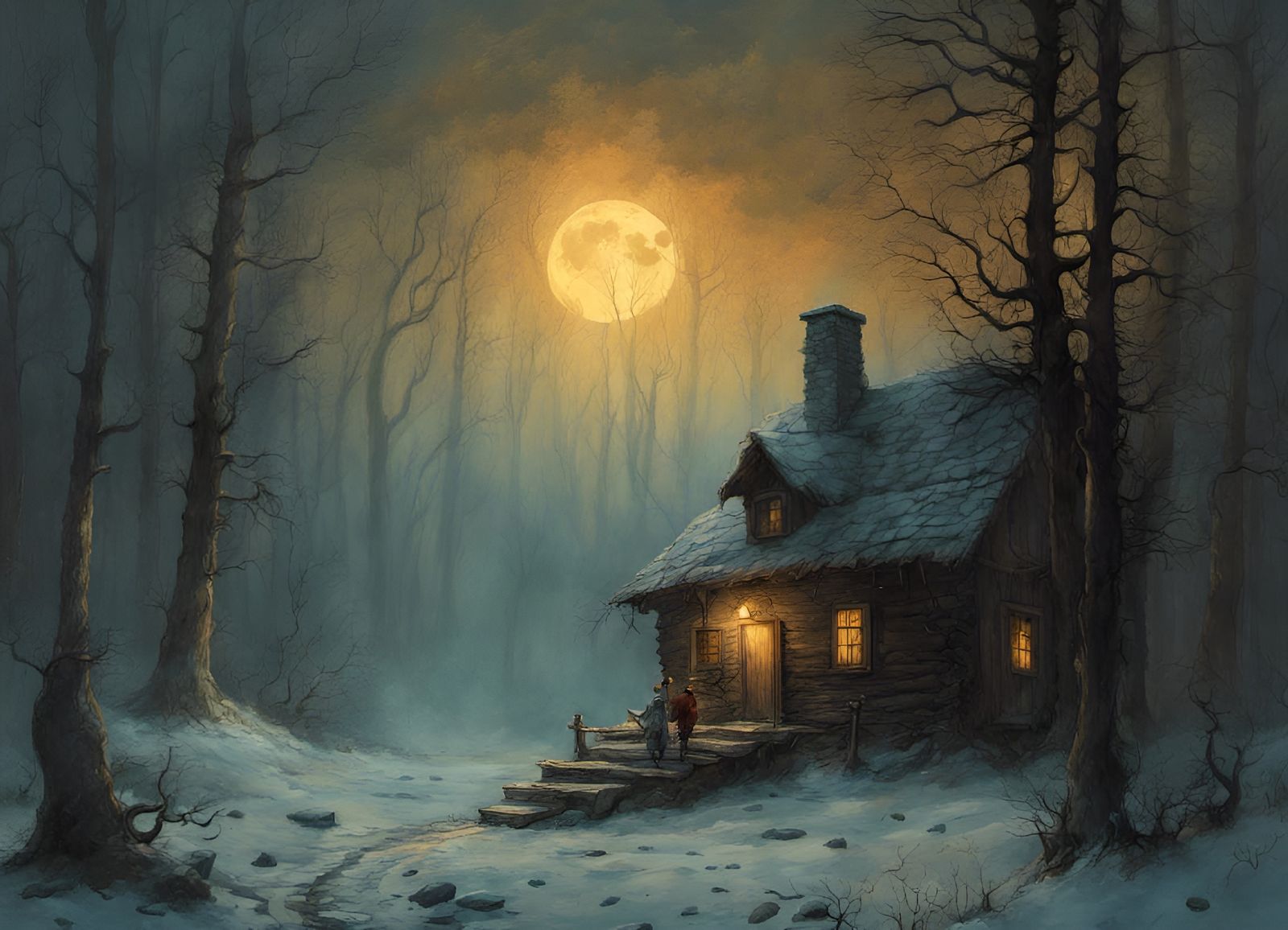 A Warm Shelter in the Cold Baren Woods