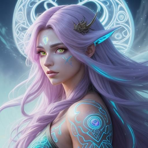 Magical Transformation: Anime-Style Concept Art