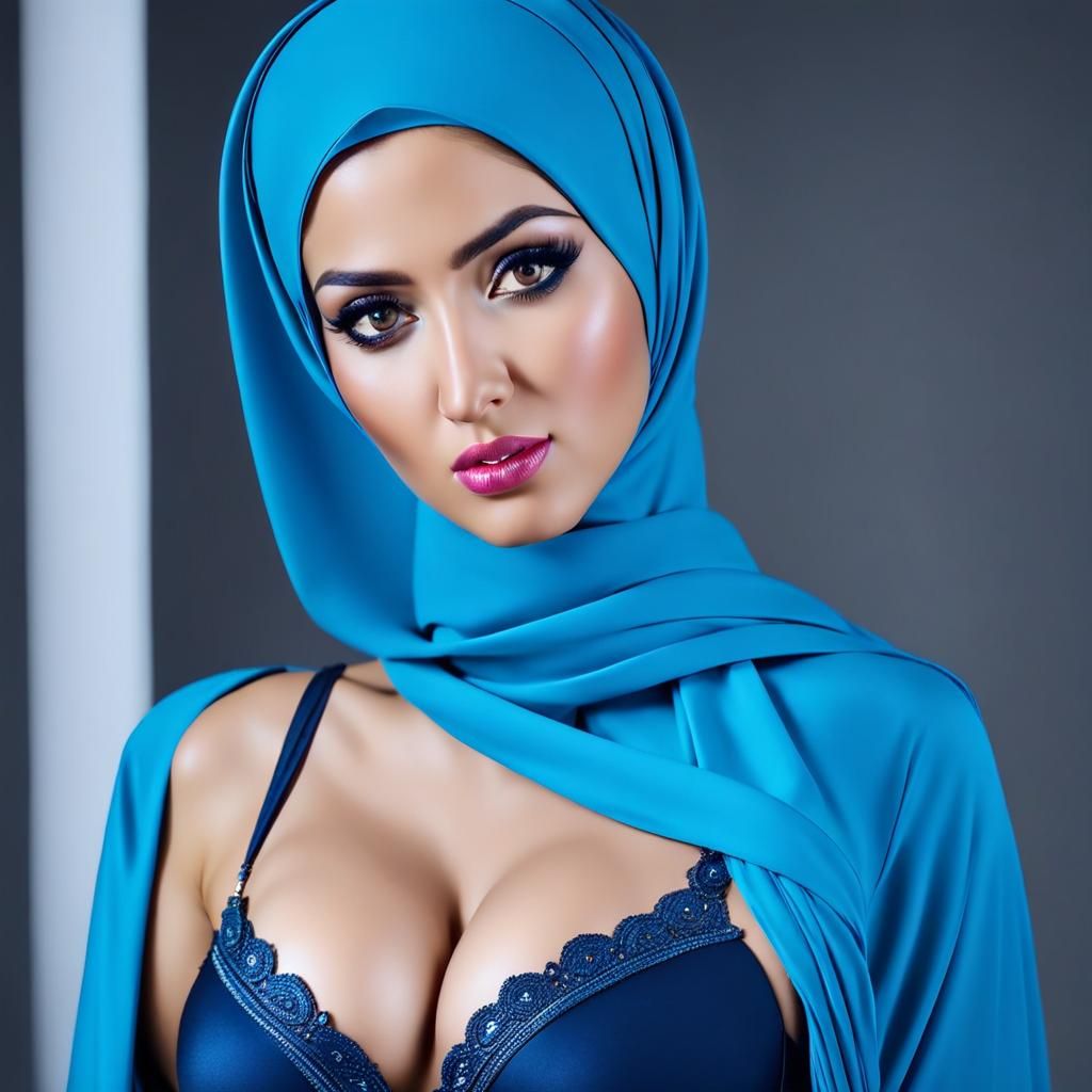 Portrait of Woman Wearing Hijab