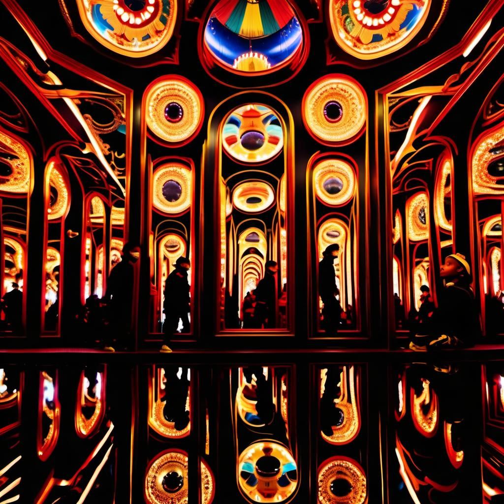 Infinite Reflections in a Carnival House of Mirrors