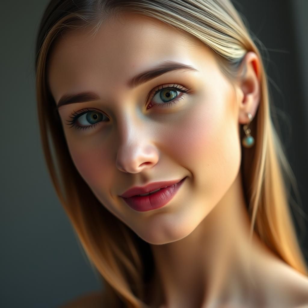 Professional Portrait of Confident Young Woman