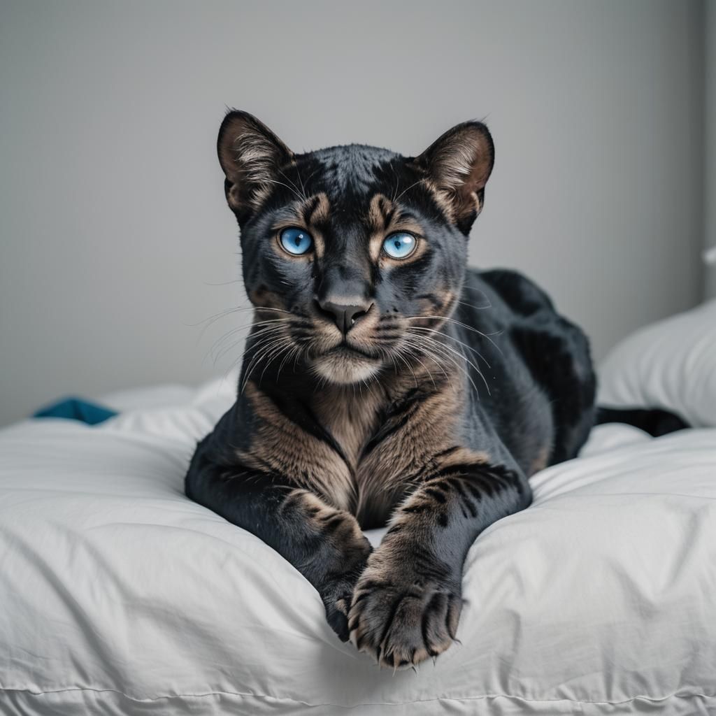 Black Panther's Piercing Gaze in Ultra Realistic 8K