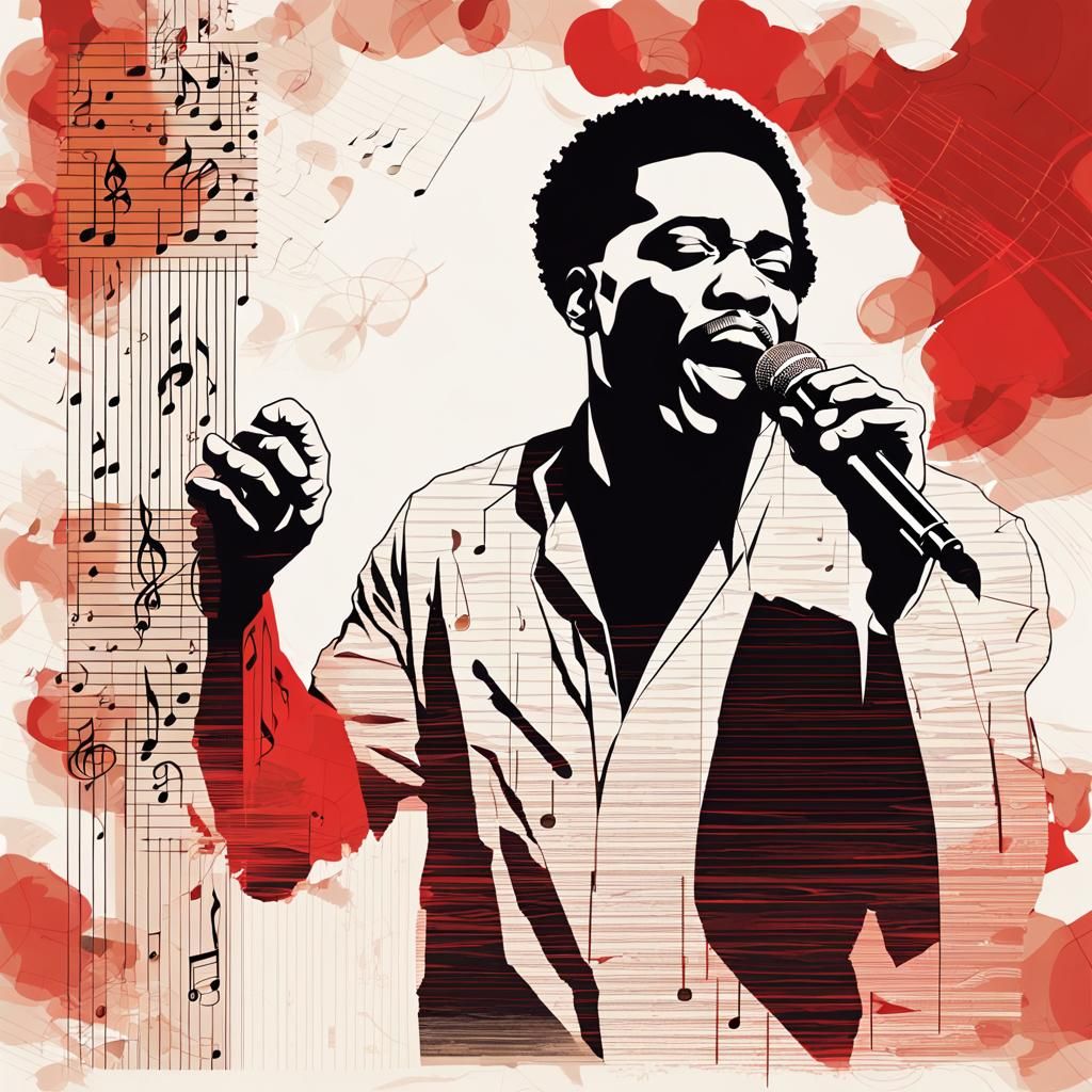 Soul Singer: Minimalist Line Art Portrait