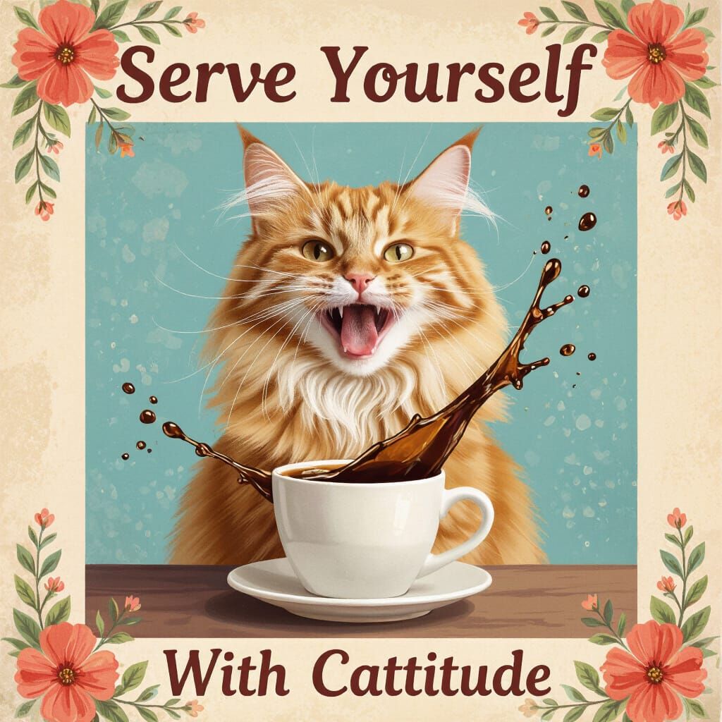 Serve Yourself with Cattitude!