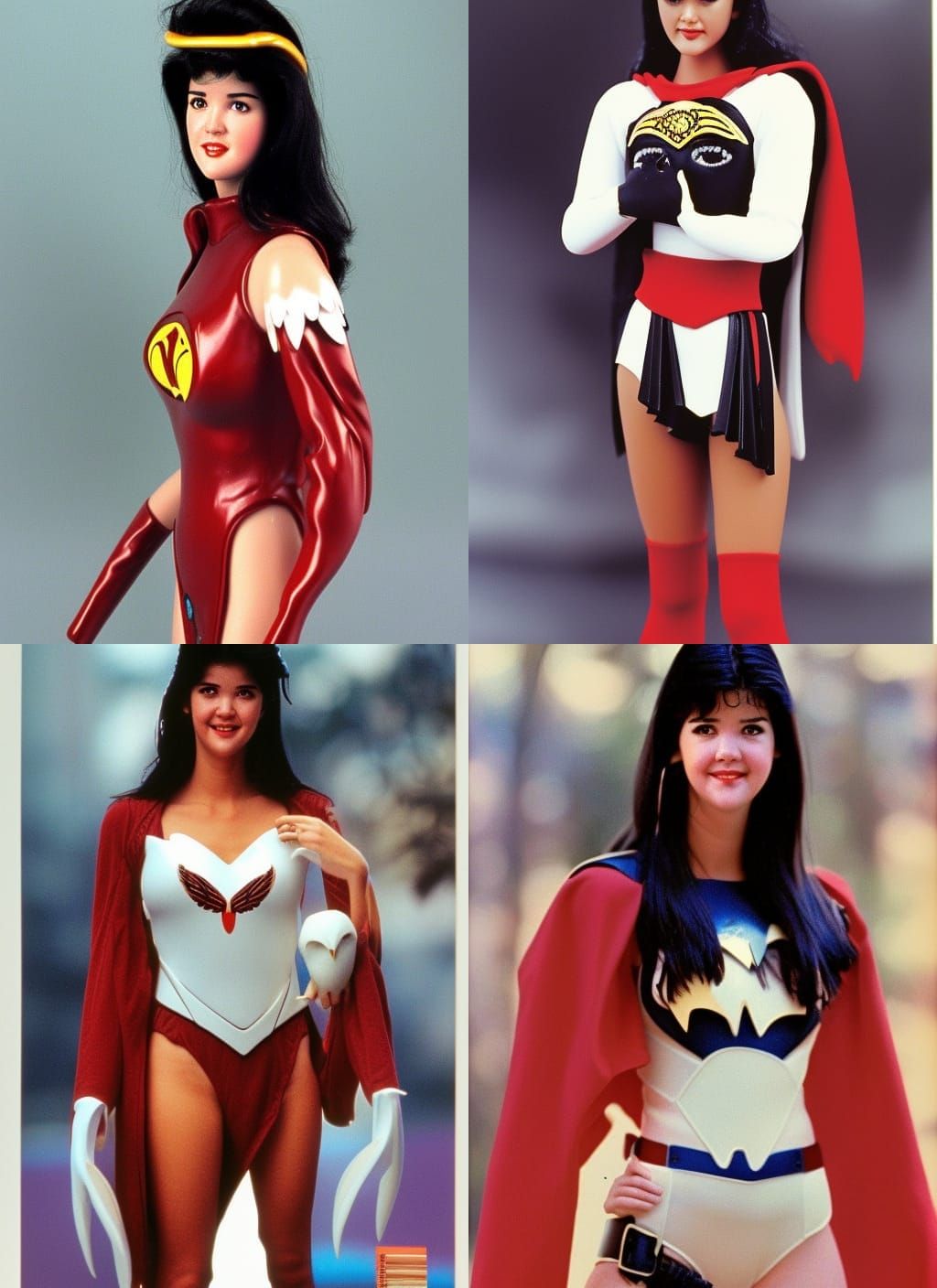Phoebe Cates as White Owl Superheroine