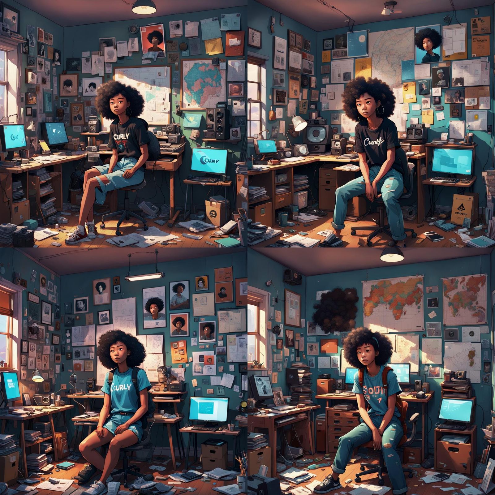 Code Champion: 3D Digital Art Inspired by Pixar