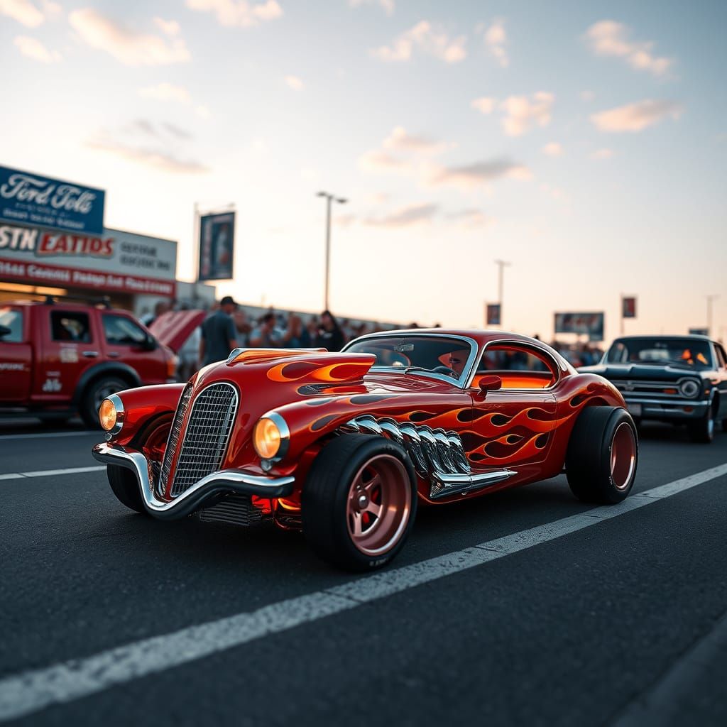 AI Generated Image of a Hot Wheel Car