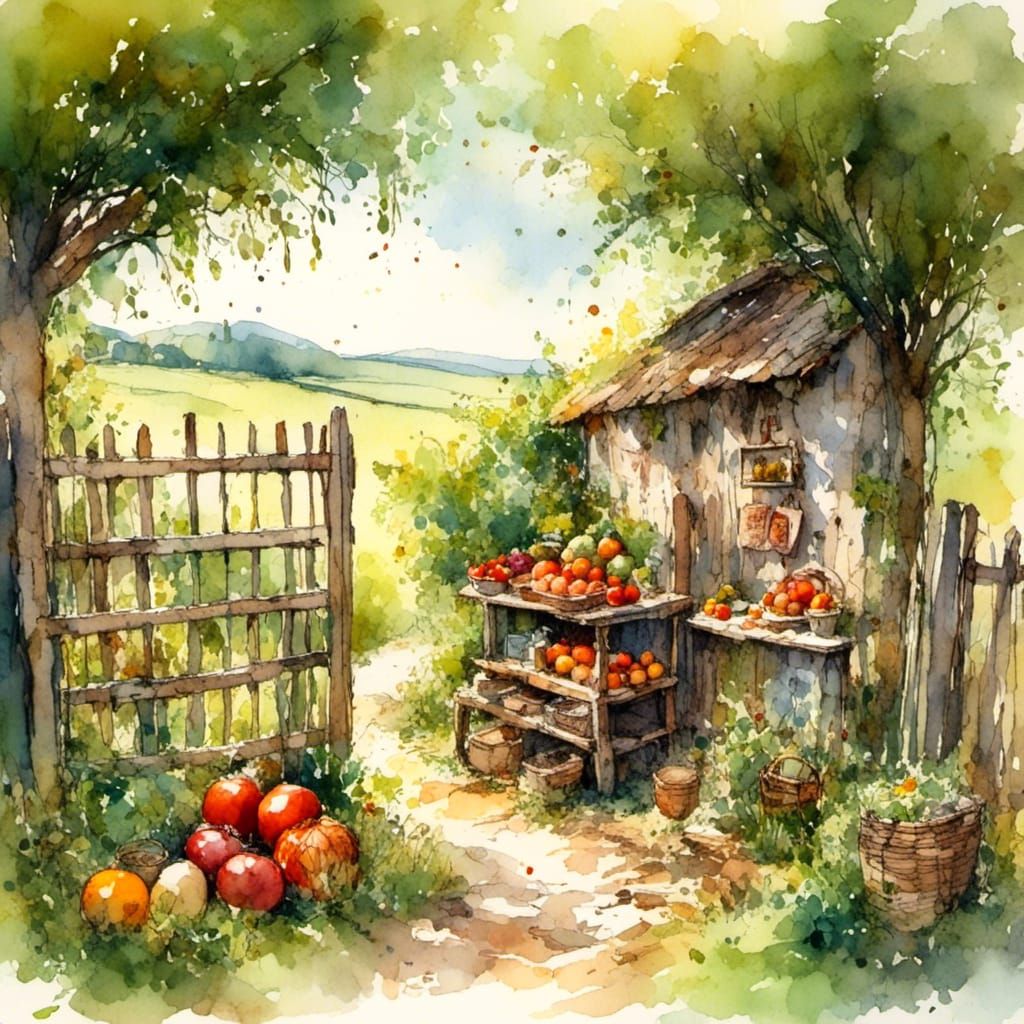 Honesty shop - Welsh countryside