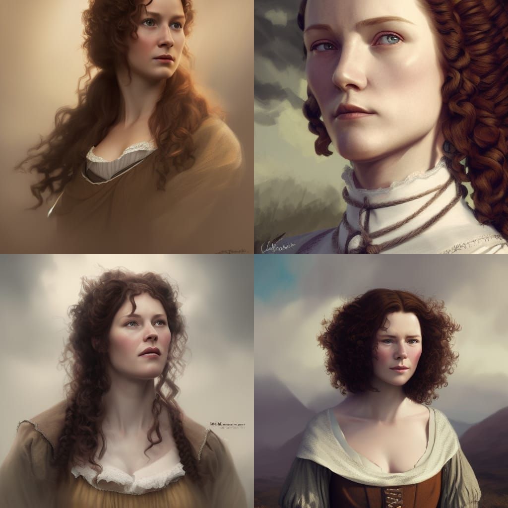 Scottish Highland Woman Portrait in Unreal Engine