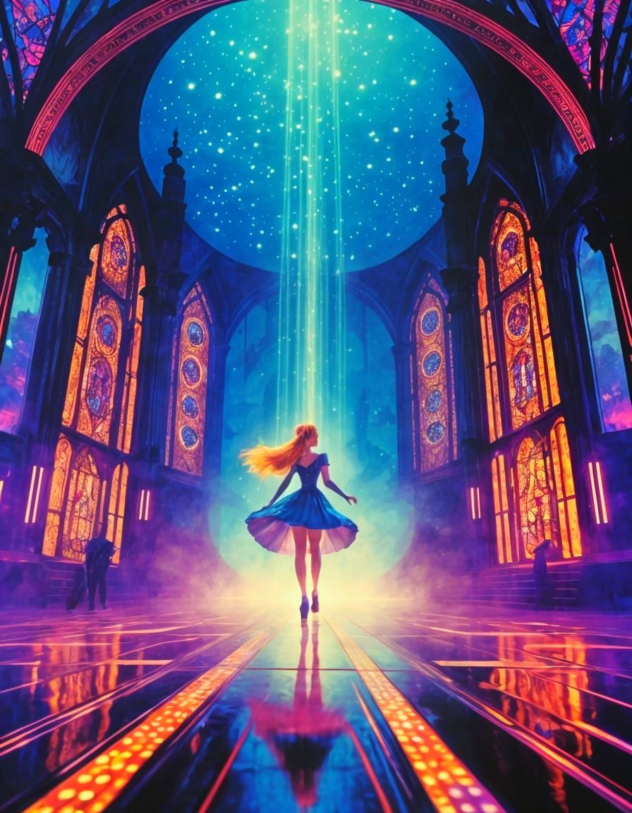 Hyperpop animation cel.