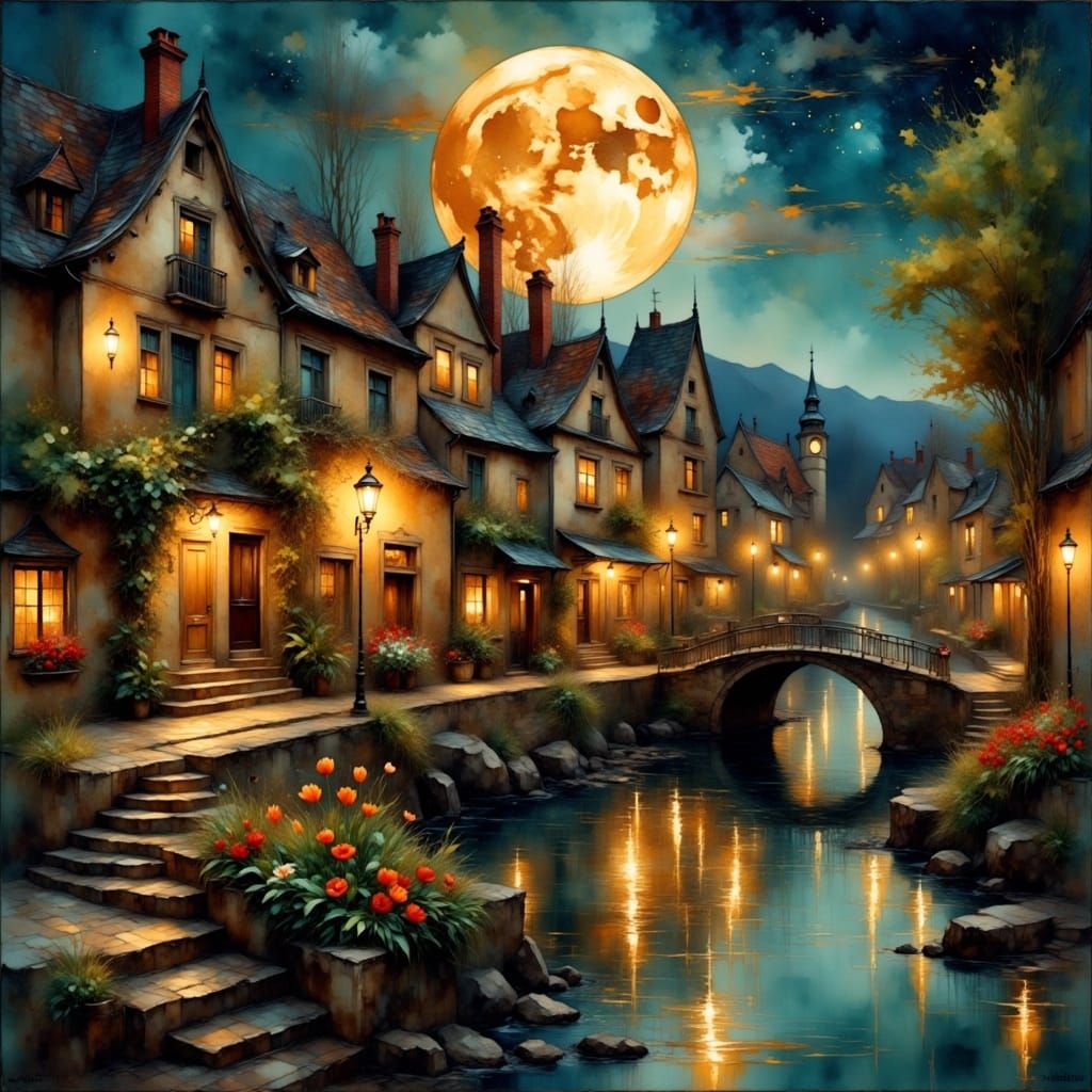 Memorable evening walk