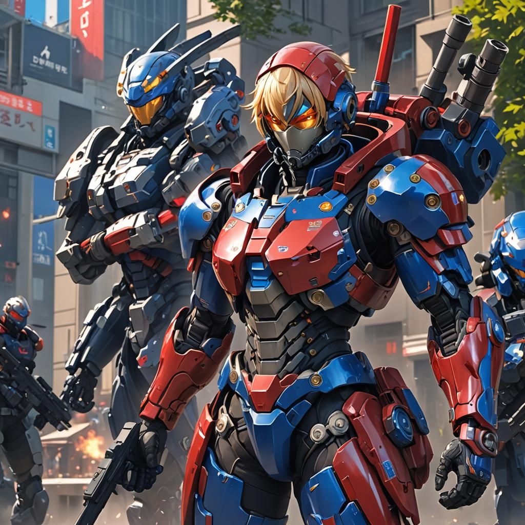 Detailed 3D Anime Art of Briareos Appleseed