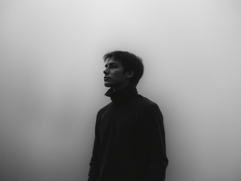 Person in Thought in Ash Thorp Style