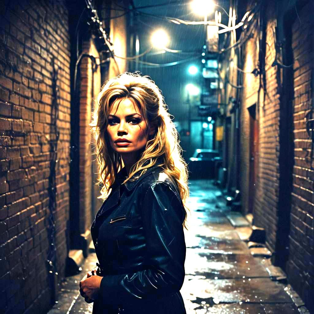 Classic Hollywood Star as Wanted Poster