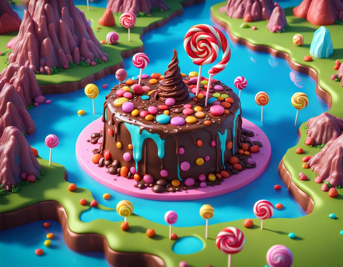 Whole cake island