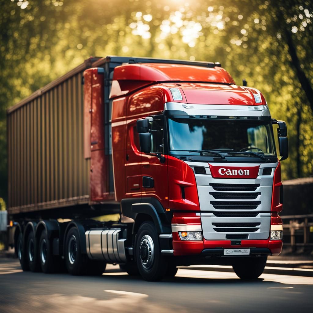 Professional Truck Photography with Bokeh Effect