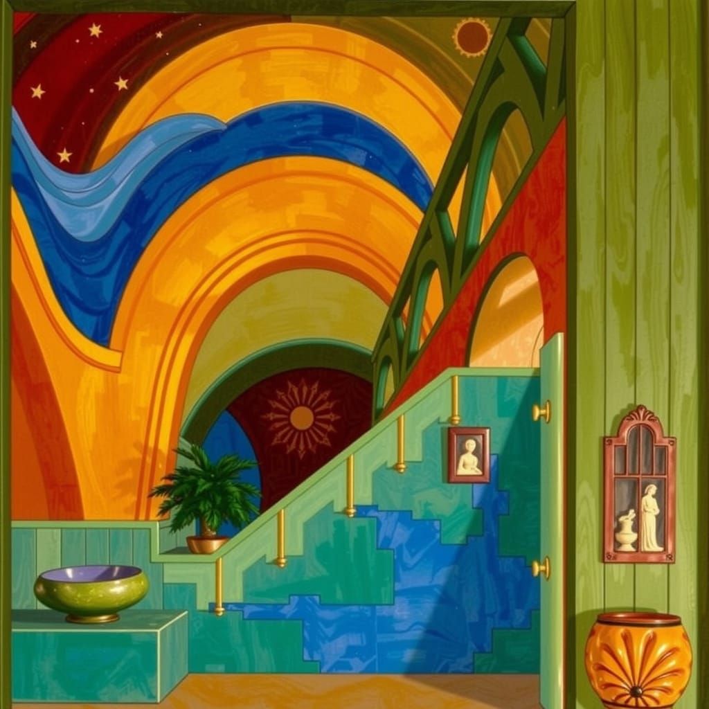 Elegant Art Deco Architecture Masterpiece