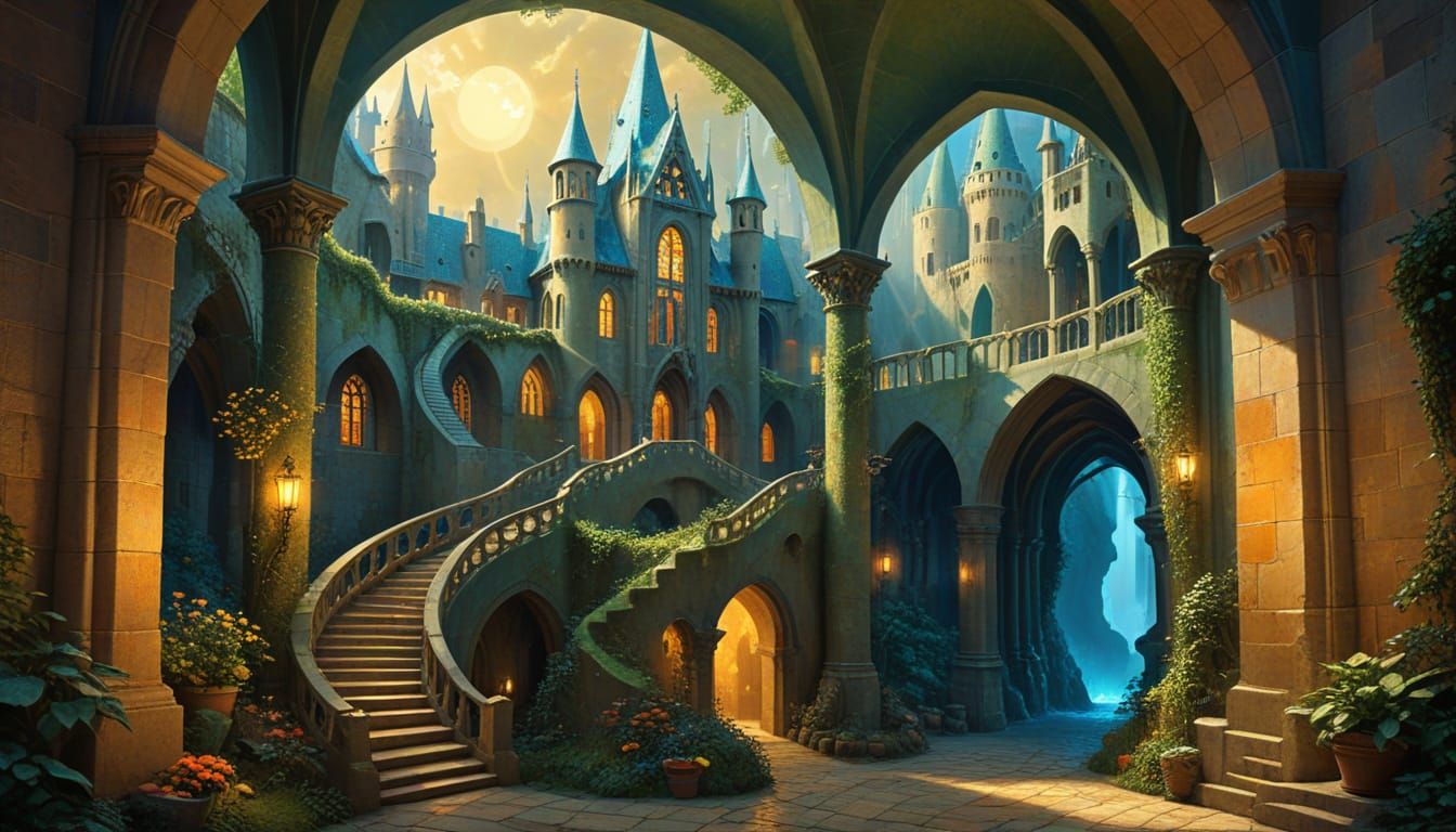 Christ in Faerie Castle Dungeon, Merriam Style