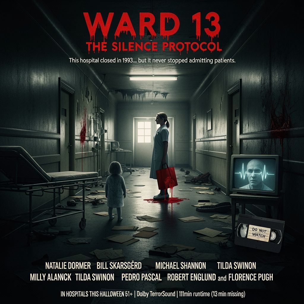 Horror Movie Poster: Ward 13 The Silence Protocol