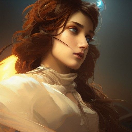 Ragged Beauty: A Hyperdetailed Bard Portrait