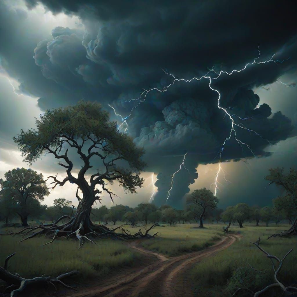 Dark Skies Unleash Fury in Cinematic Horror Style