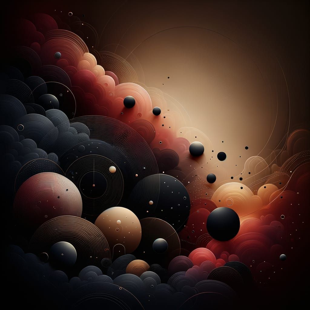 Abstract Website Background with Warm Gradients