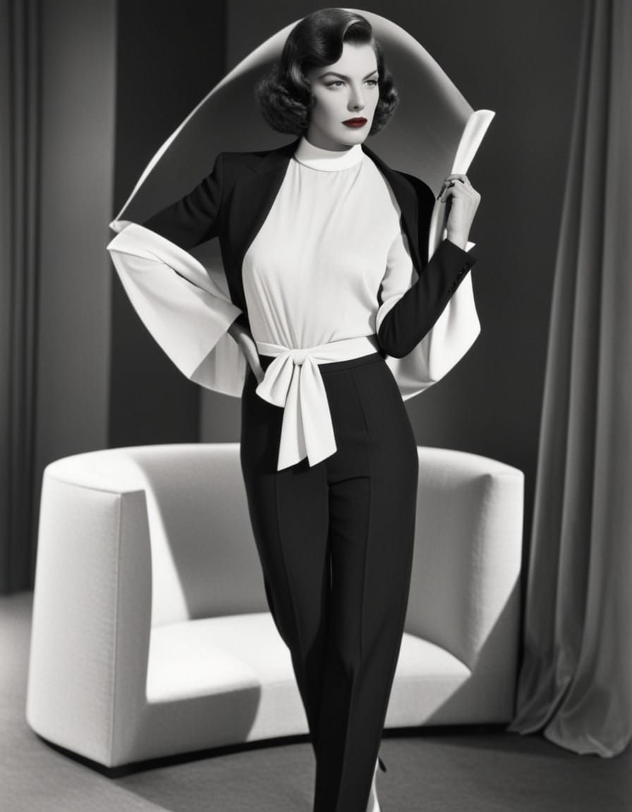 1930s Fashion Editor in Art Deco Style