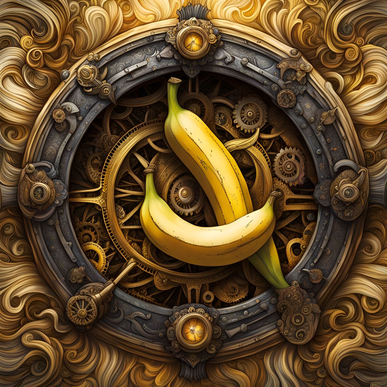 Steampunk 'Bananna' in Contrasting Colors