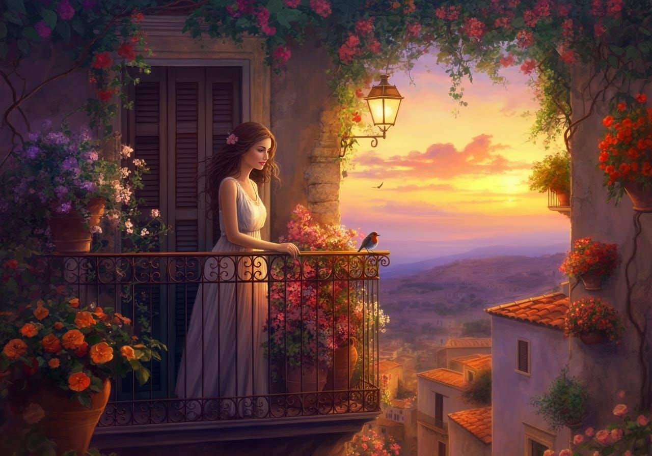 Surprise Encounter with a Robin in Sicily