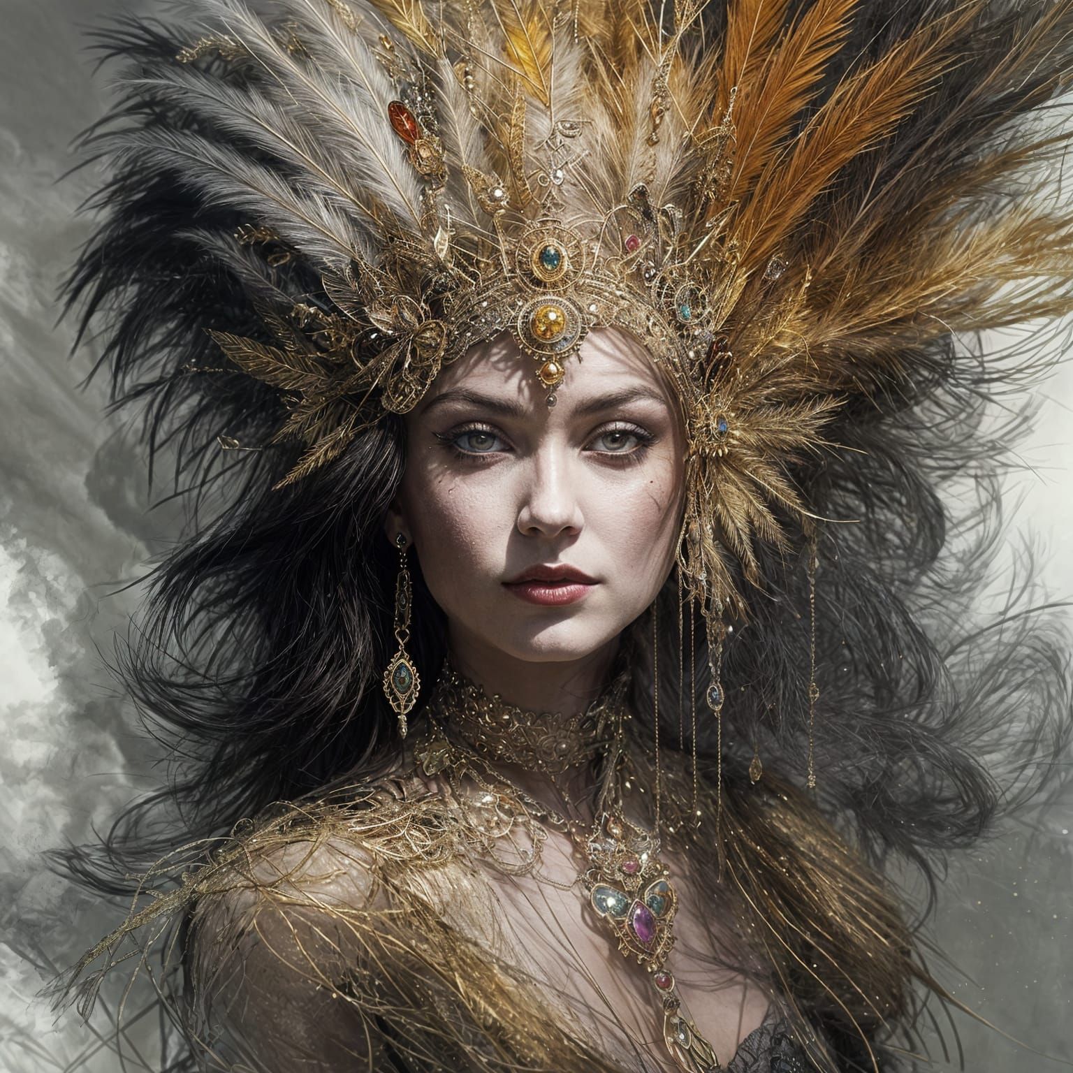 Enchanting Cabaret Queen at Masquerade Ball