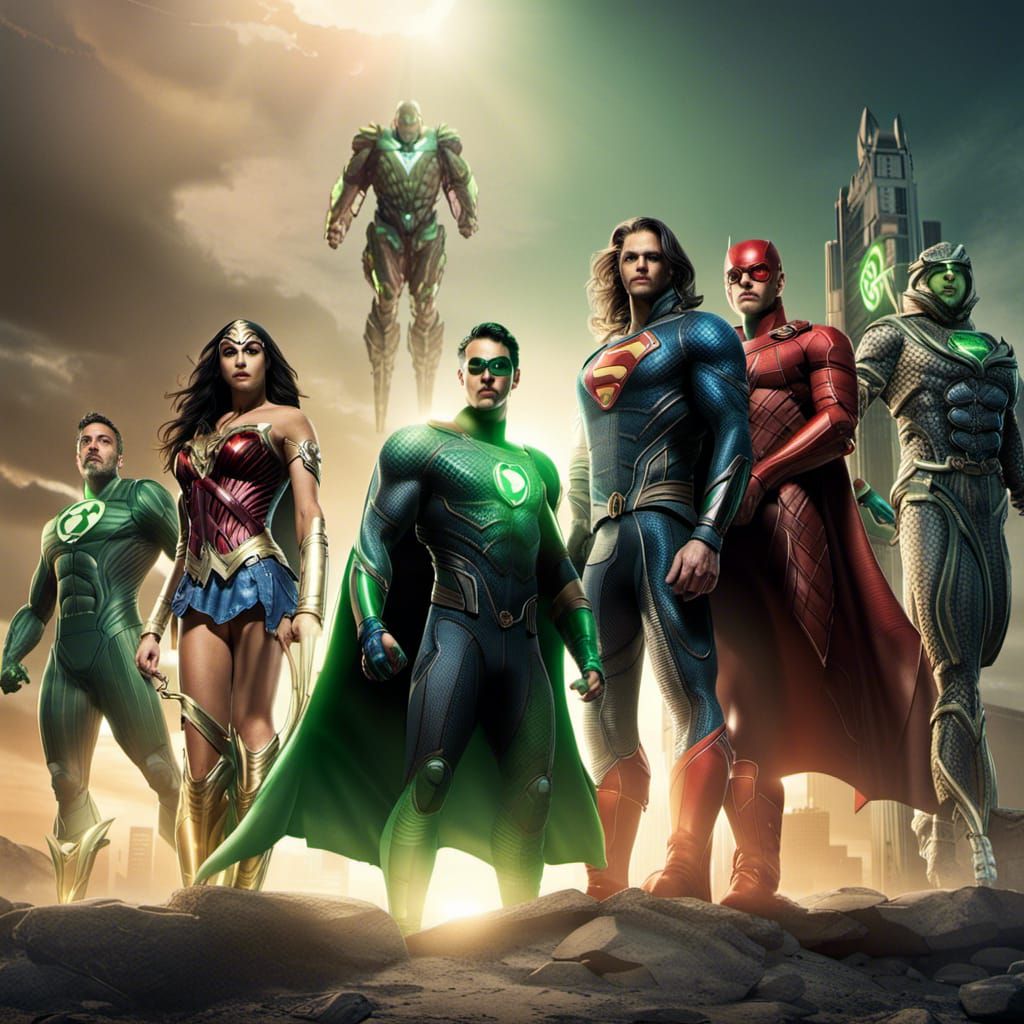 Justice League in 4K Photorealistic Action