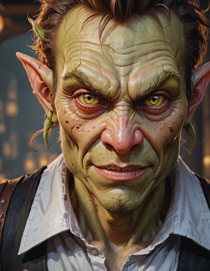 Handsome Friendly Goblin Man