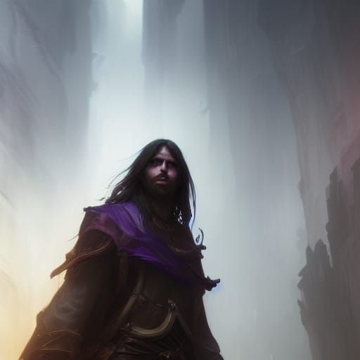 Men with Purple Eyes: Dark Fantasy Concept Art