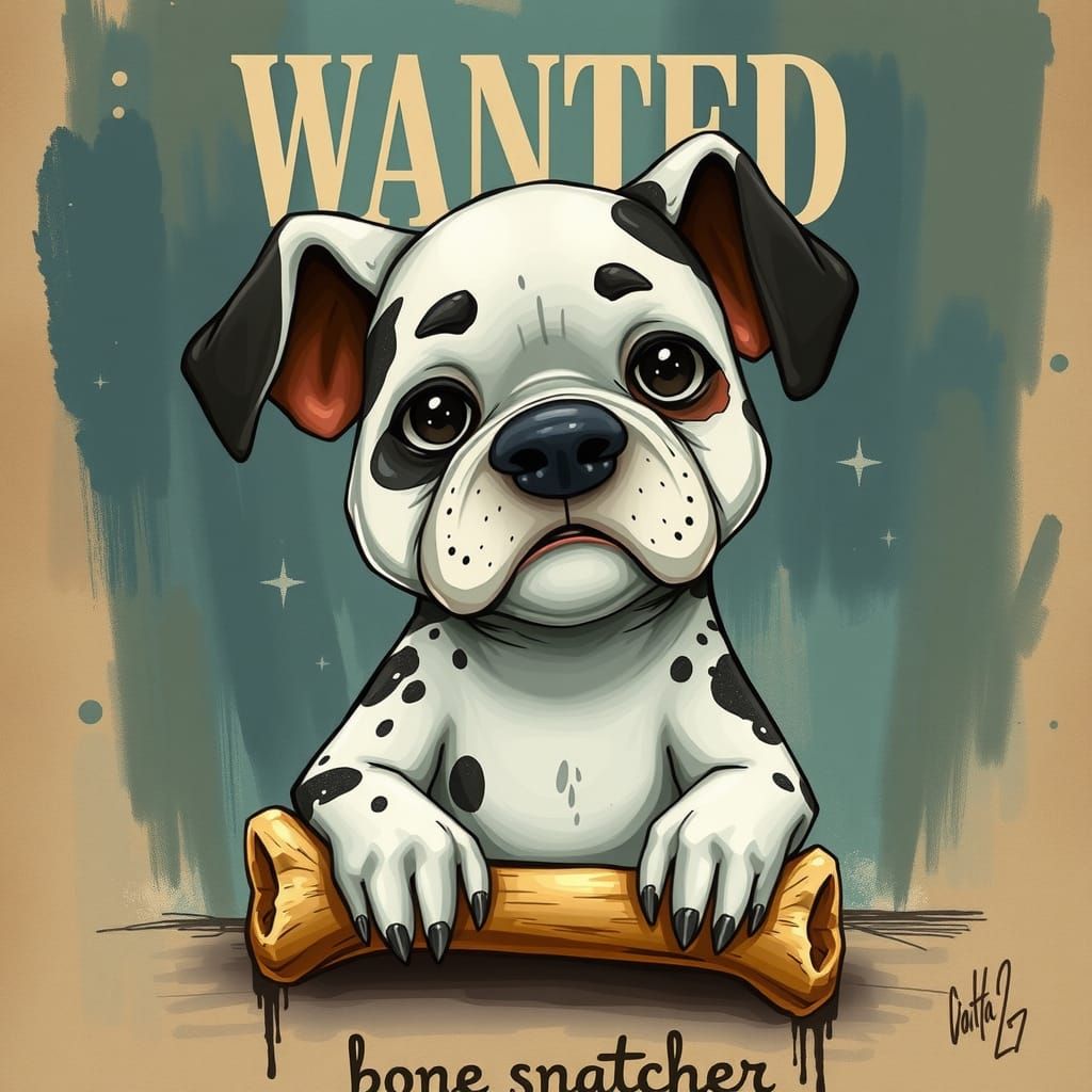 the front of an old poster "Wanted" shows a star systemgalax...