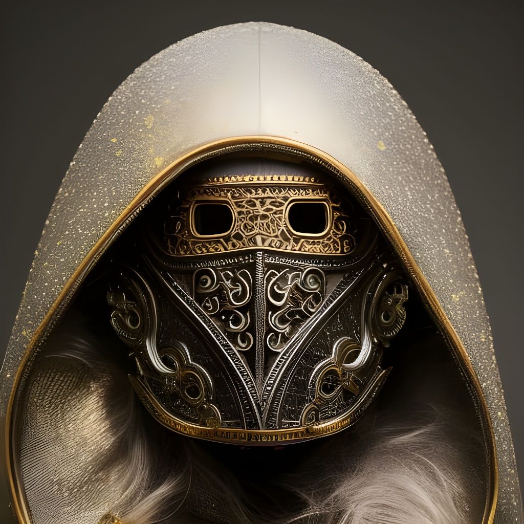 Filigree Plague Doctor Portrait in 4K
