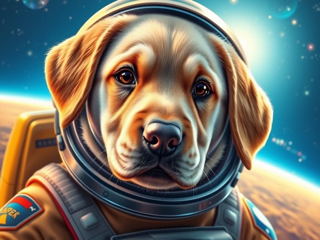 Astronaut Labrador