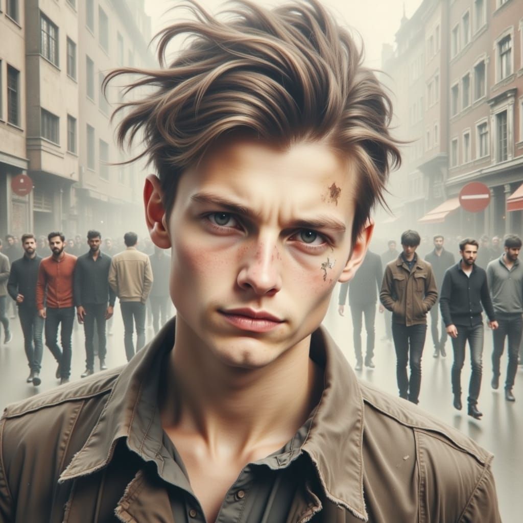 Lost Man in City: Expressive Psychological Realism