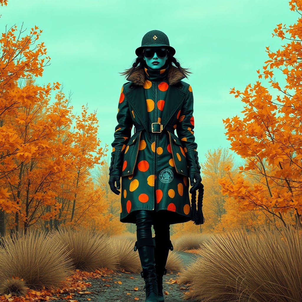 Futuristic Pop-Art Autumn Fashion