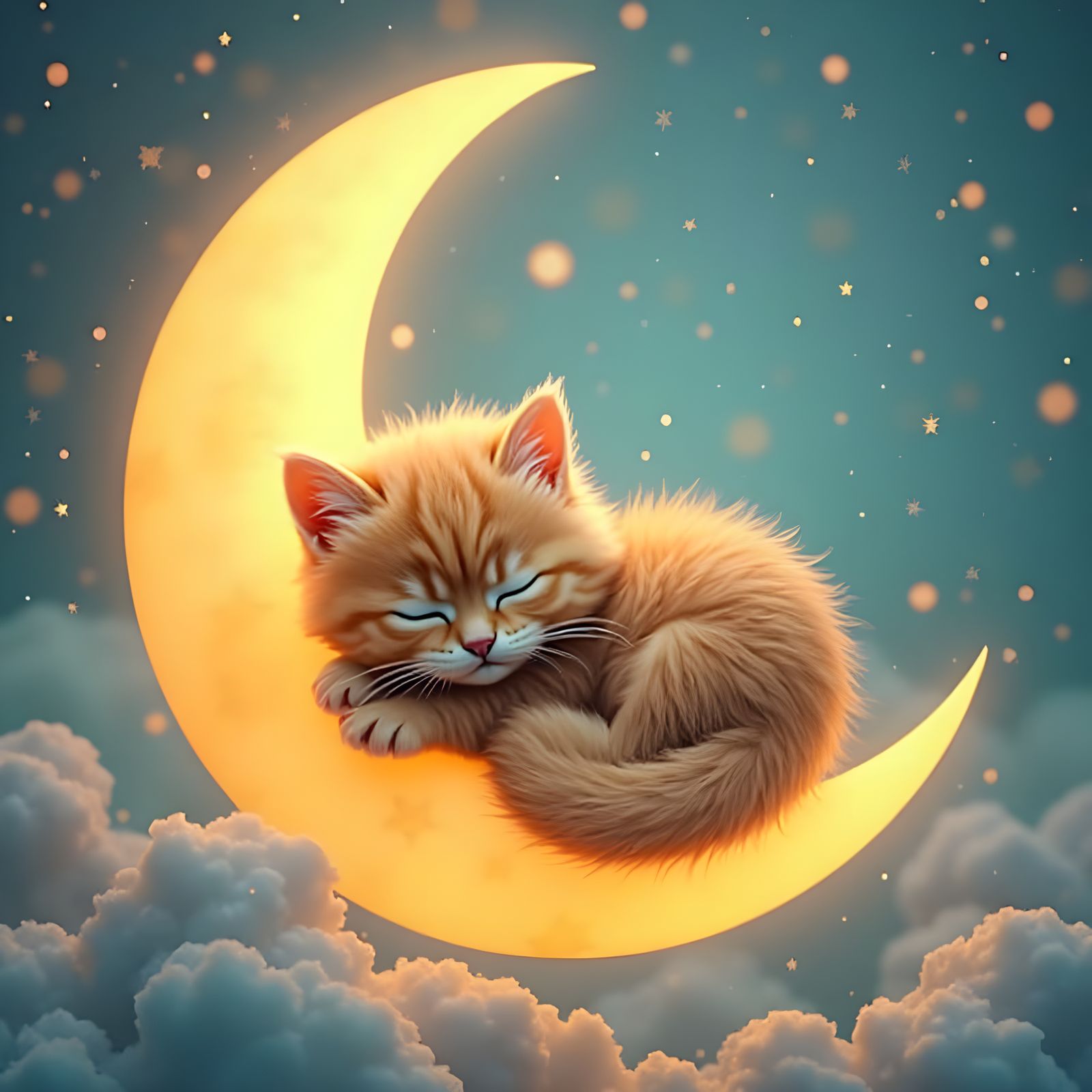 Goodnight 🌙 Kitten