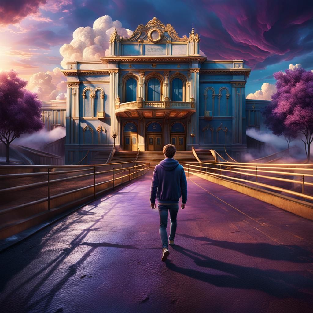 A Person's First Step to a Theater Stage