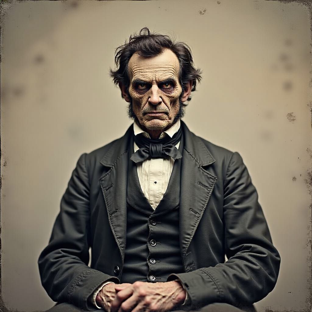 Grimdark Scene in Style of Mathew Brady Photography