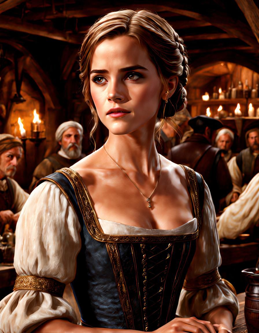 Emma Watson as handmaiden