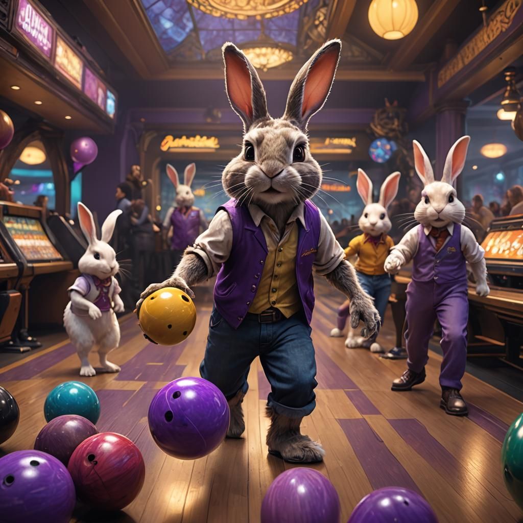 Bunnies Bowling: A Dark Fantasy Masterpiece