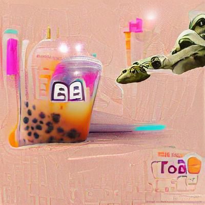Boba Tea Generated by AI