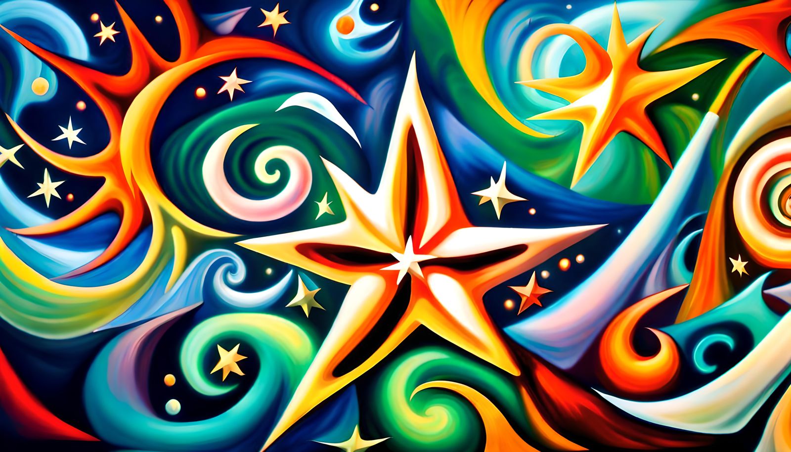 Swirling Star-Beings in Multidimensional Plasma