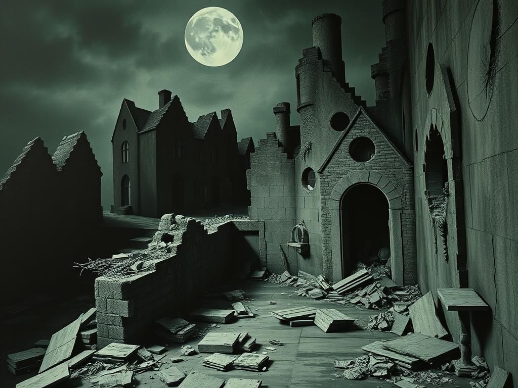 Submerged Gothic Character Design in Immaculatist Couture