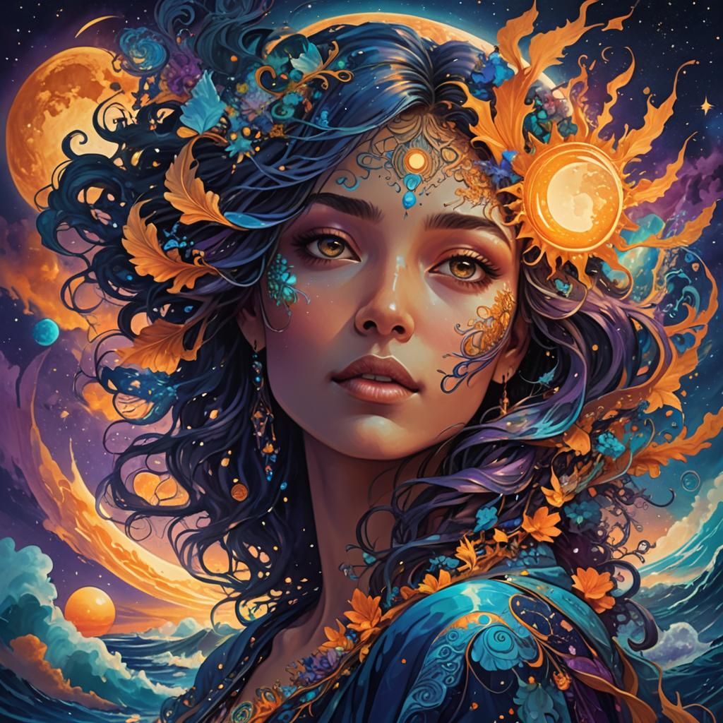 Ocean Dreams: Dreamlike Fractal Concept Art