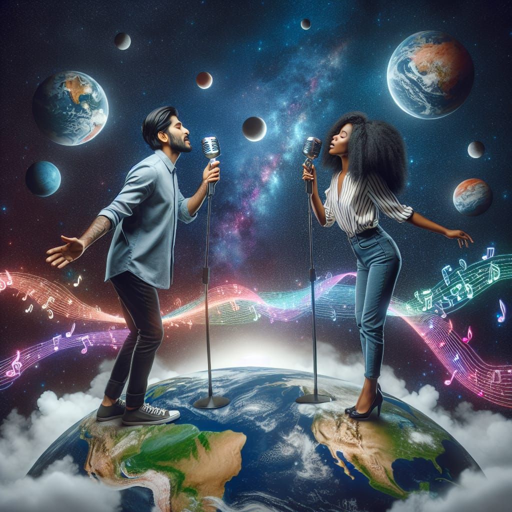 Star-Crossed Lovers Serenade in Cosmic Harmony