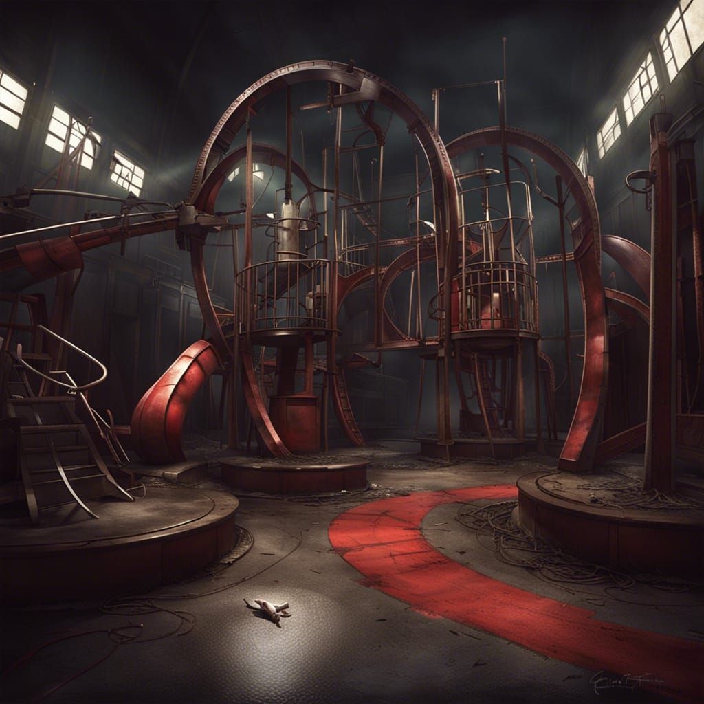 Sinister Playground in Saw Movie Style