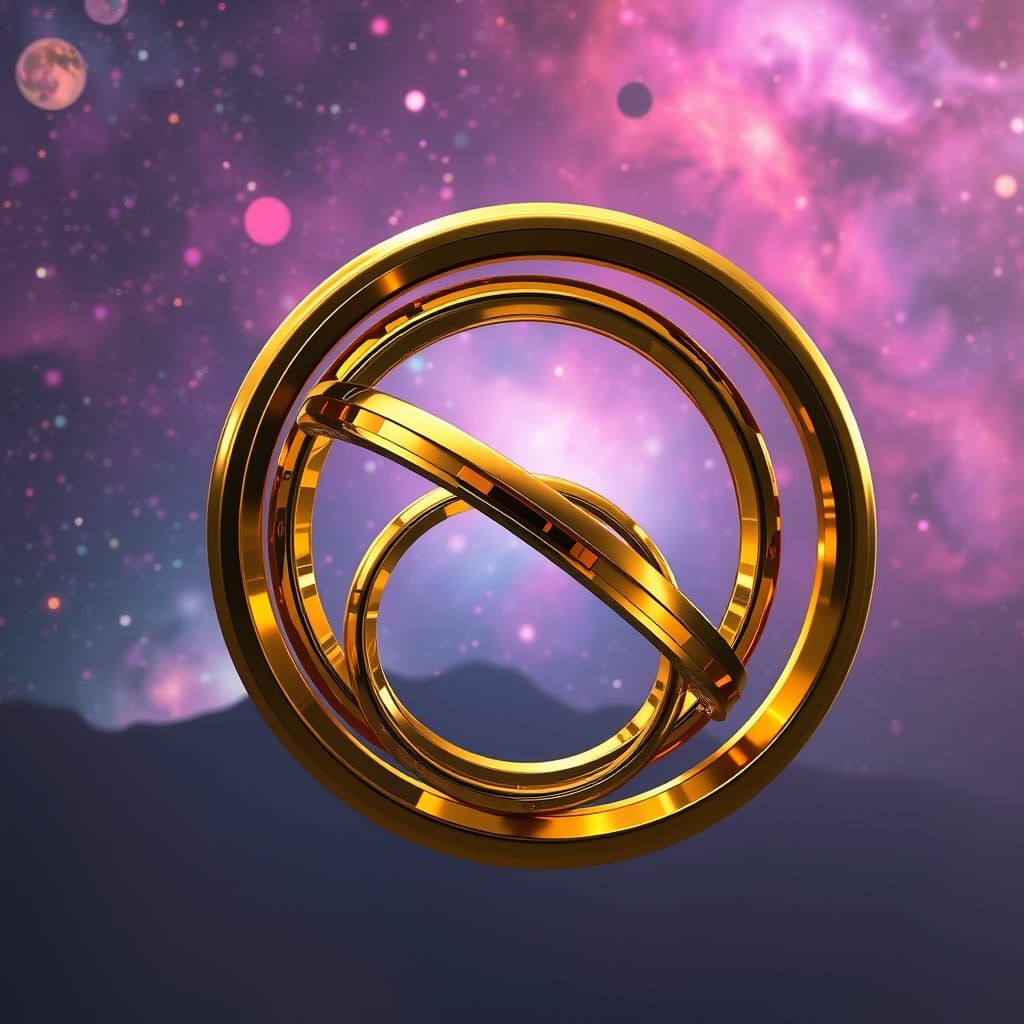 Golden Rings in Cosmic Sci-Fi Landscape